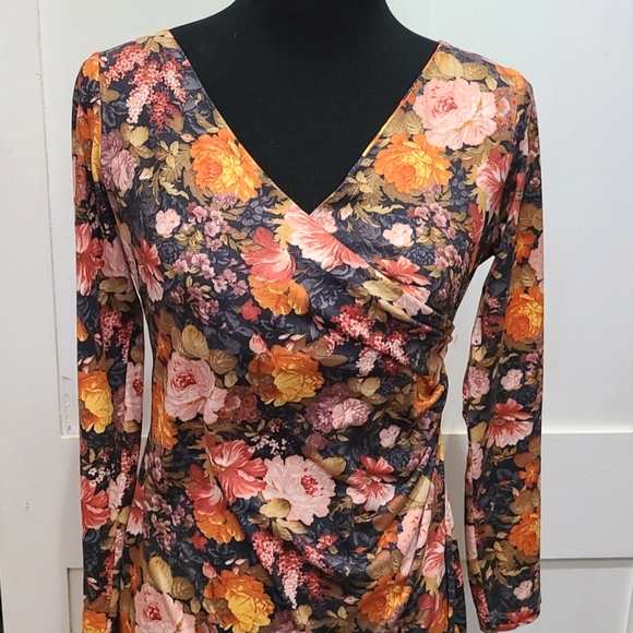 ASOS Vesper long sleeve floral dress - Picture 3 of 6